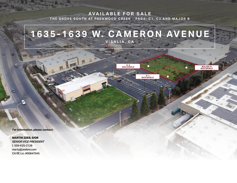 Primary Photo Of 1635 - 1639 Cameron Avenue Ave, Visalia Land For Sale
