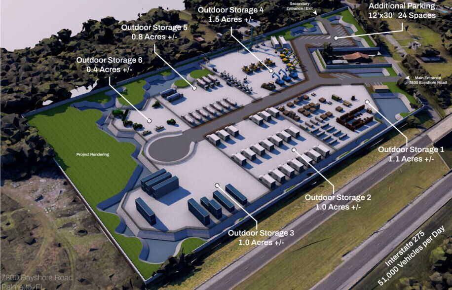 More Photos Of 7800 Bayshore Rd, Palmetto Service For Lease