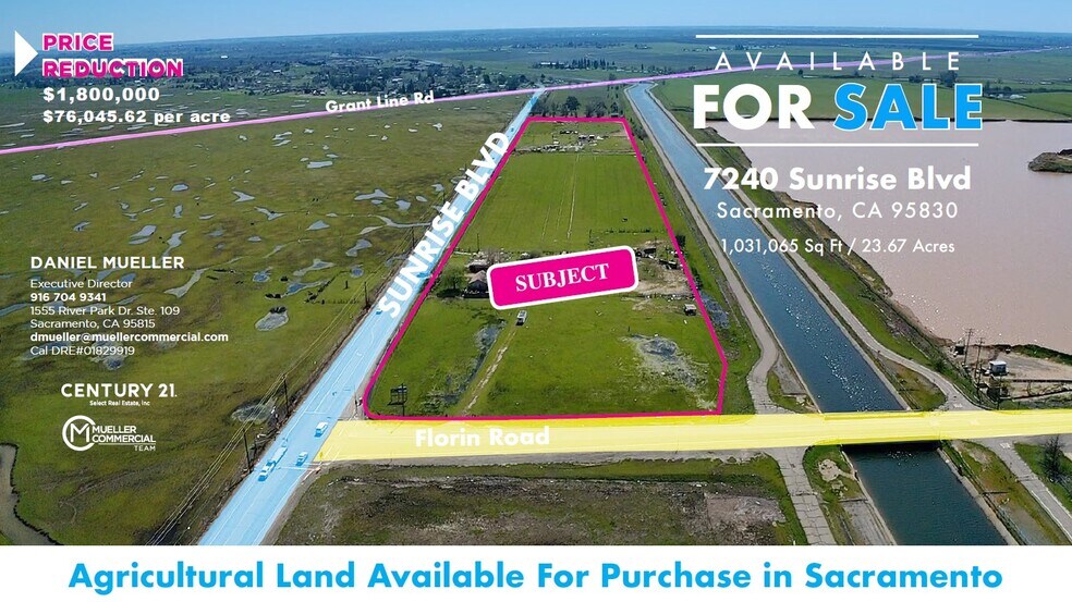 Primary Photo Of 7240 Sunrise Blvd, Sacramento Land For Sale