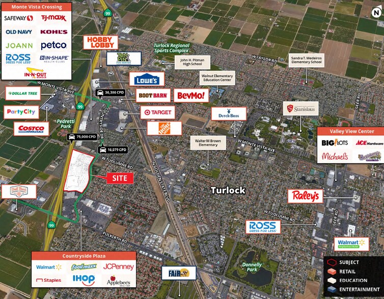 More Photos Of 2630 W Tuolumne Rd, Turlock Land For Lease