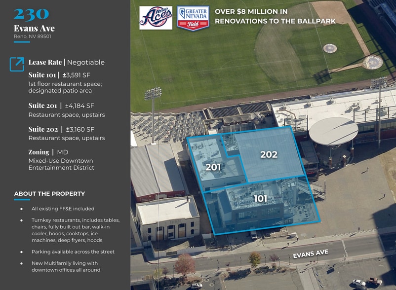 More Photos Of 230 Evans Ave, Reno Restaurant For Lease