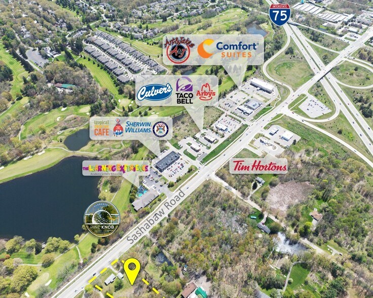 More Photos Of 7165 Sashabaw Rd, Village of Clarkston Land For Sale