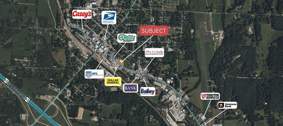 More Photos Of 503 E Main St, Willow Springs General Retail For Sale