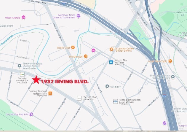 More Photos Of 1937 Irving Blvd, Dallas Showroom For Lease