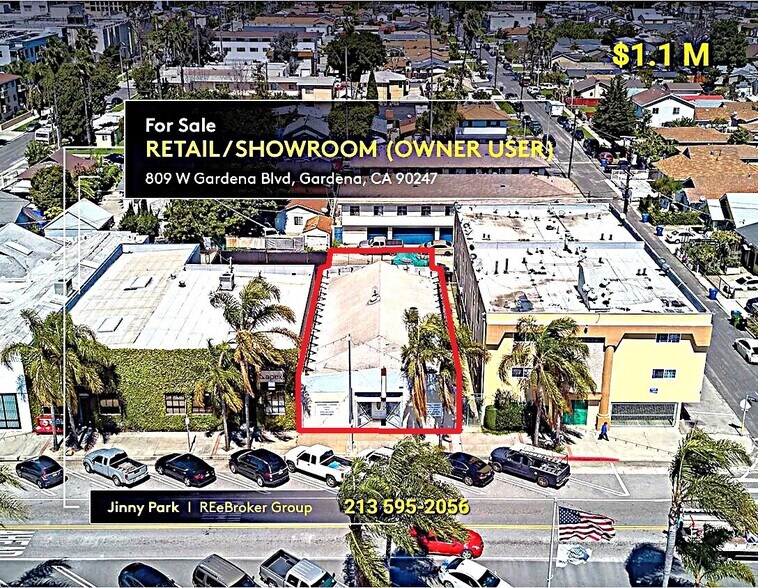 Primary Photo Of 809 W Gardena Blvd, Gardena Storefront For Sale
