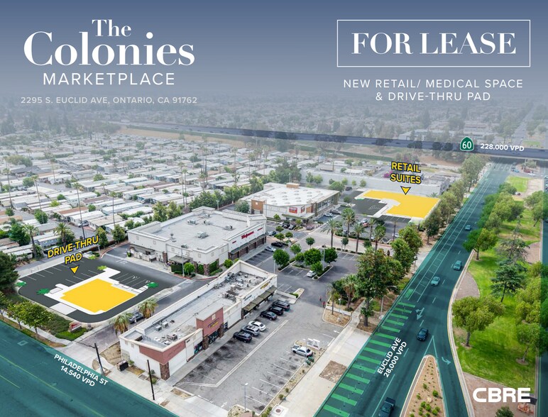 Primary Photo Of S Euclid Ave @ E Philidelphia St, Ontario Freestanding For Lease