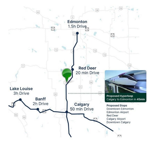 More Photos Of 5901 50 Ave, Innisfail Land For Sale