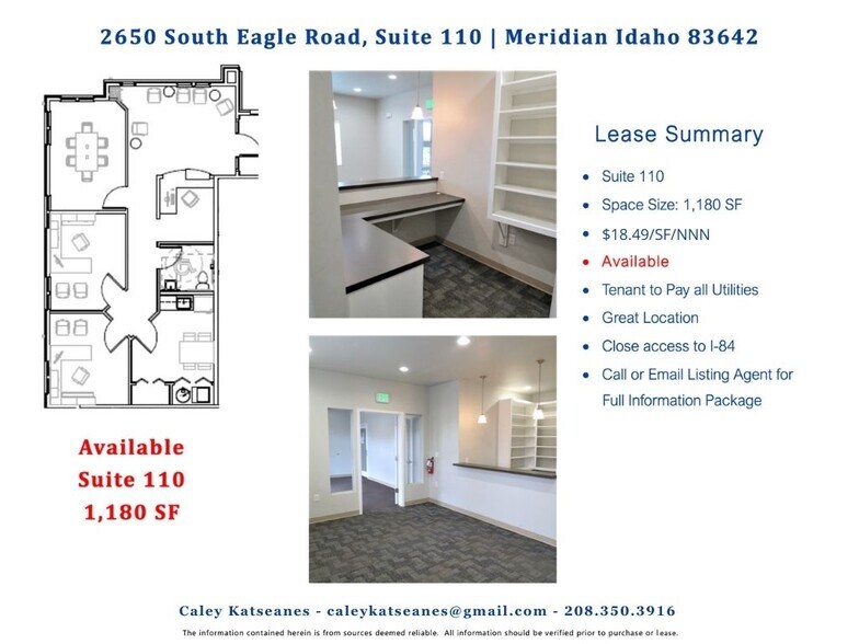 More Photos Of 2650 S Eagle Rd, Meridian Medical For Lease