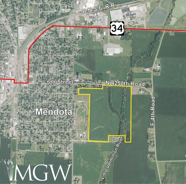 Primary Photo Of N 4250th Road, Mendota Land For Sale