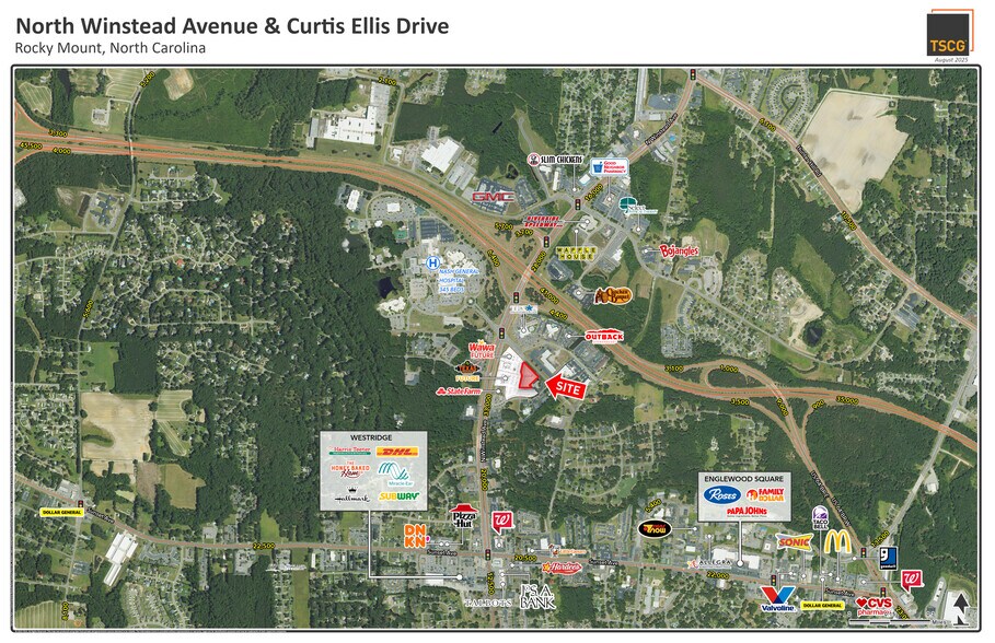 Primary Photo Of Winstead Avenue & Curtis Ellis Drive, Rocky Mount Land For Lease