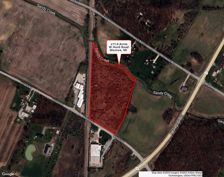 Primary Photo Of 908 W Hurd Rd, Monroe Land For Sale