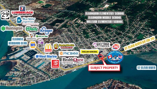 More Photos Of 1025 Saint Clair River Dr, Algonac Freestanding For Lease