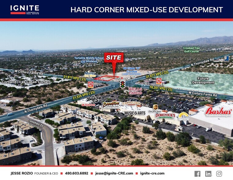 More Photos Of NWC Cortaro Farms Rd and Thornydale Rd, Tucson Land For Lease
