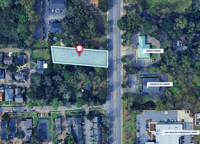 Primary Photo Of 100 Hillcrest rd, Mobile Land For Sale