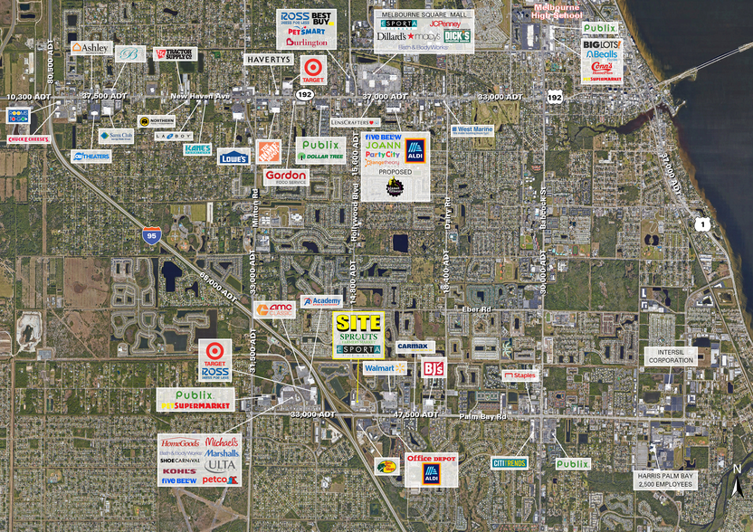 Primary Photo Of Hollywood Blvd & Palm Bay Rd NE, West Melbourne Land For Lease