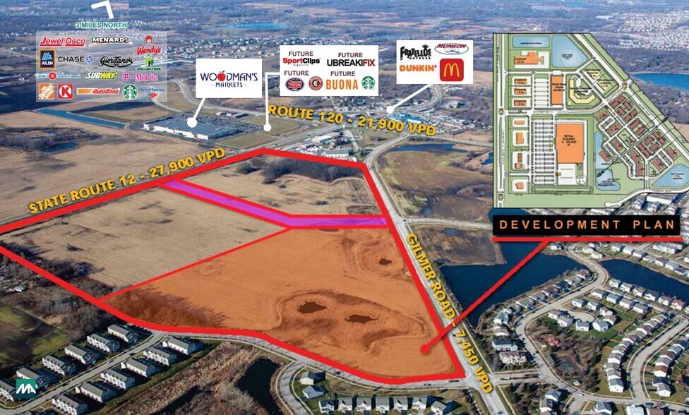 Primary Photo Of 31700 W Route 120, Lakemoor Land For Sale