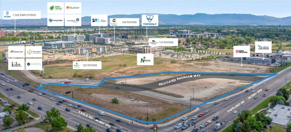 Primary Photo Of 3300-3376 E Overland Rd, Meridian Land For Sale