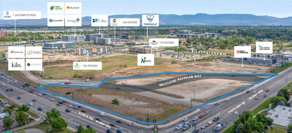 Primary Photo Of 3330-3376 E Overland Rd, Meridian Land For Sale