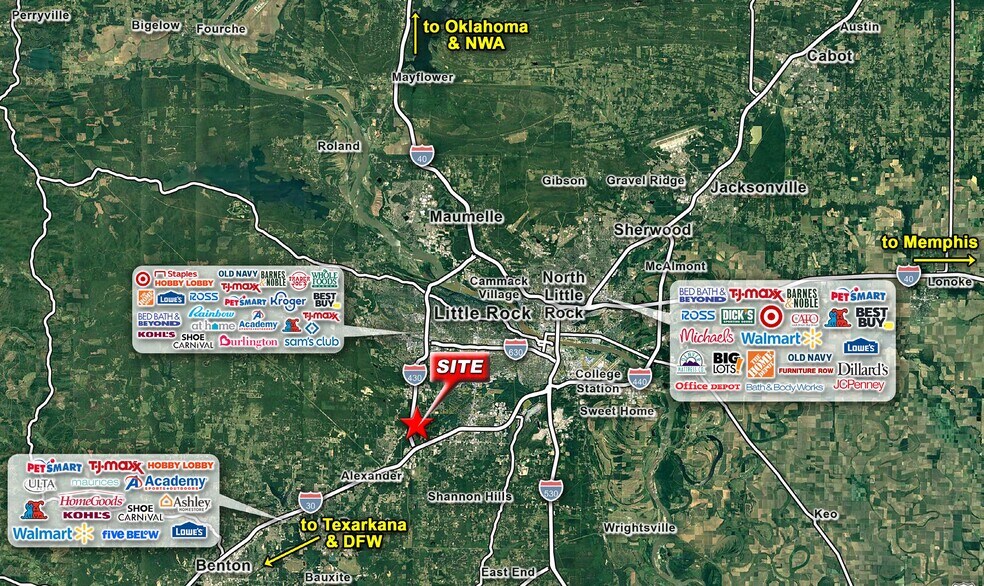 More Photos Of 7901 Stagecoach Rd, Little Rock Land For Sale