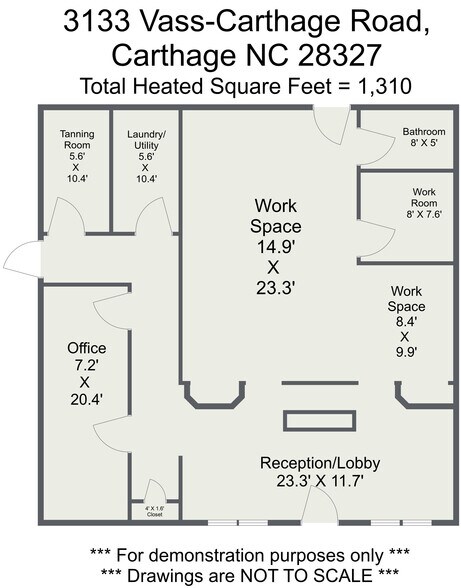 More Photos Of 3133 Vass Carthage Rd, Carthage Freestanding For Sale