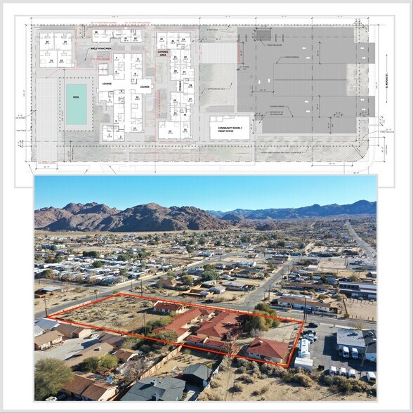 Primary Photo Of 61850-61872 Chollita Rd, Joshua Tree Assisted Living For Sale