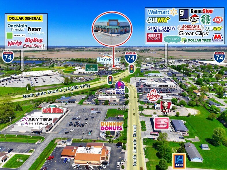 More Photos Of 2215 N State Road 3, Greensburg Drugstore For Lease
