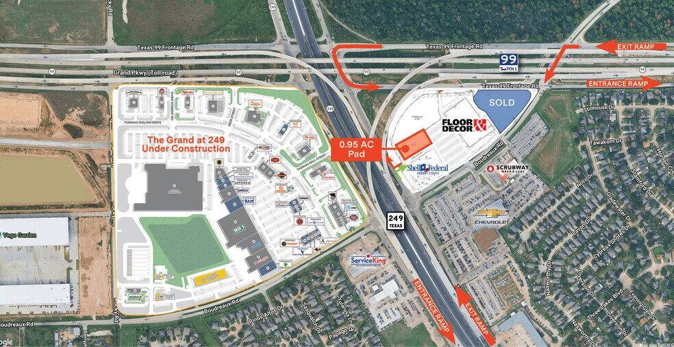 Primary Photo Of SEC Hwy 249 & Hwy 99, Tomball Land For Lease