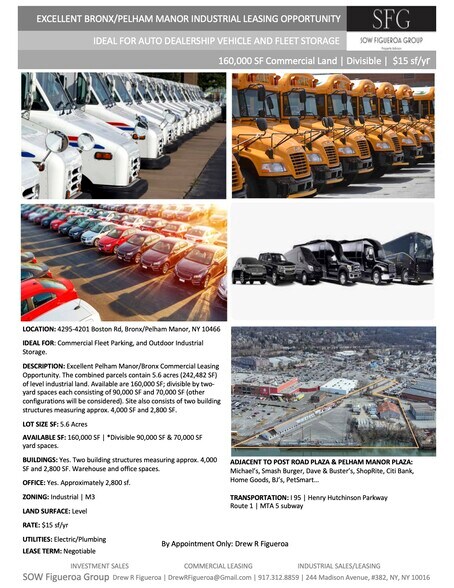 Primary Photo Of 4301 Boston Rd, Pelham Manor Land For Lease