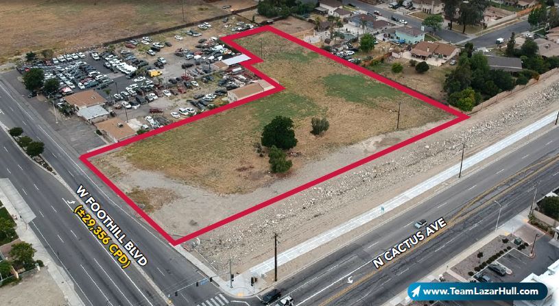 Primary Photo Of NWC Foothill Blvd. & N. Cactus Ave, Rialto Land For Sale