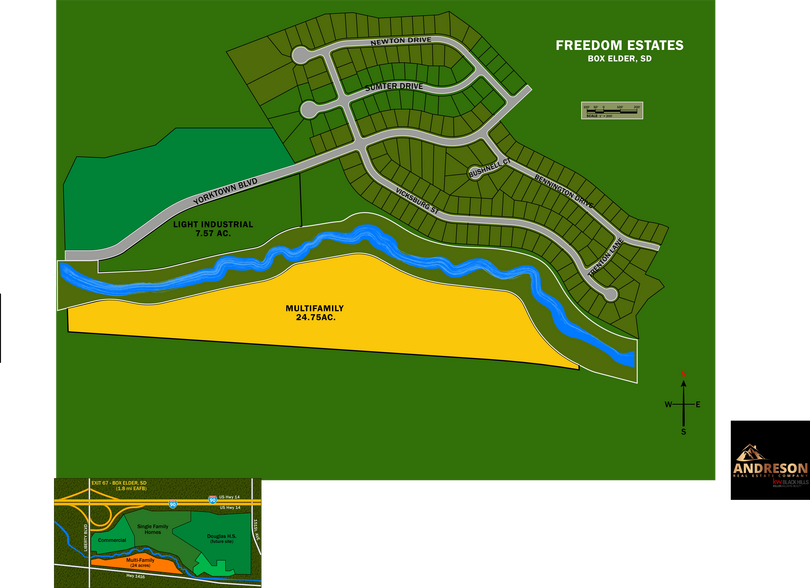 Highway 1416, Box Elder, SD 57719 Land For Sale