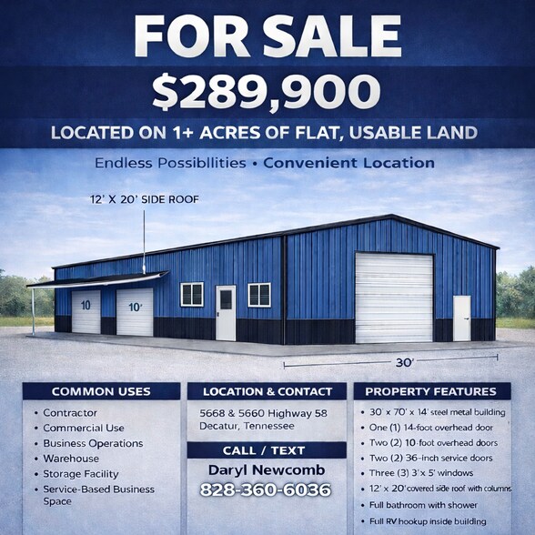 Primary Photo Of 5660-5668 State Highway 58 S, Decatur Flex For Sale