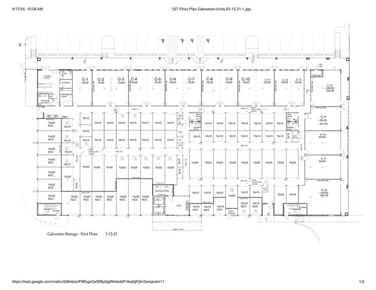 More Photos Of 6615 Stewart Rd, Galveston Self Storage For Lease
