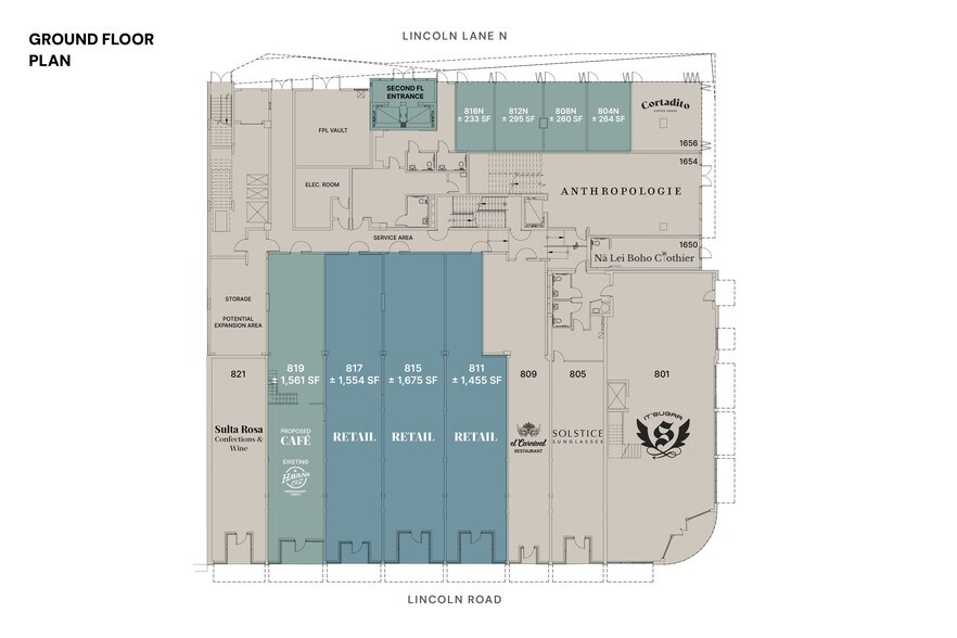 More Photos Of 801-821 Lincoln Mall, Miami Beach Storefront For Lease