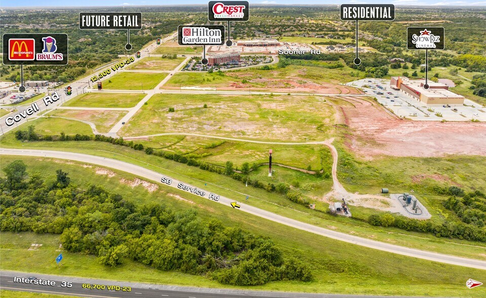 Primary Photo Of NWC of I-35 & Covell Rd, Edmond, OK 73034, Edmond General Retail For Lease
