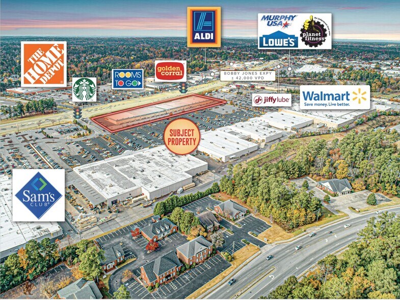 More Photos Of 266 Bobby Jones Expy, Augusta Storefront For Lease