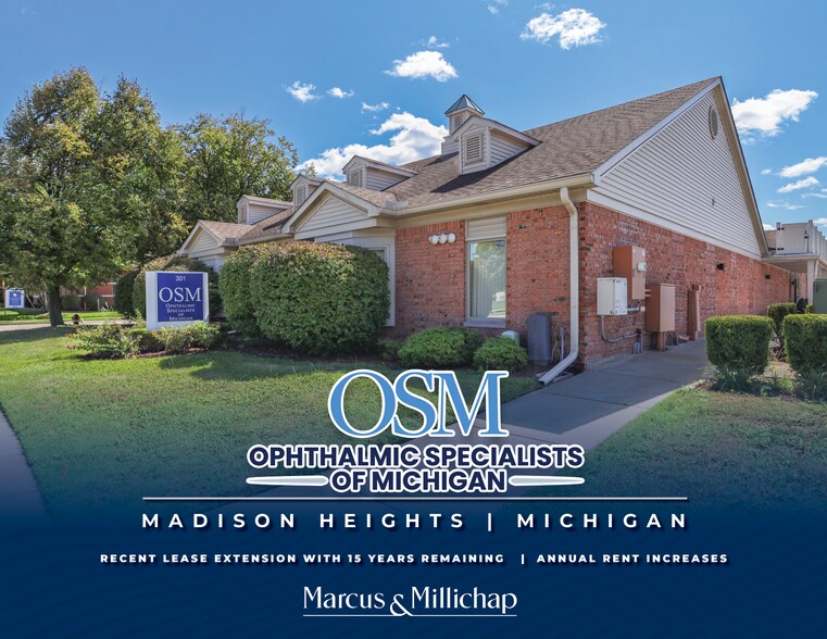 Primary Photo Of 301 W 13 Mile Rd, Madison Heights Medical For Sale