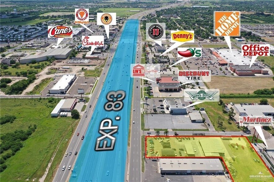 More Photos Of 1110 W Expressway 83, Weslaco General Retail For Sale