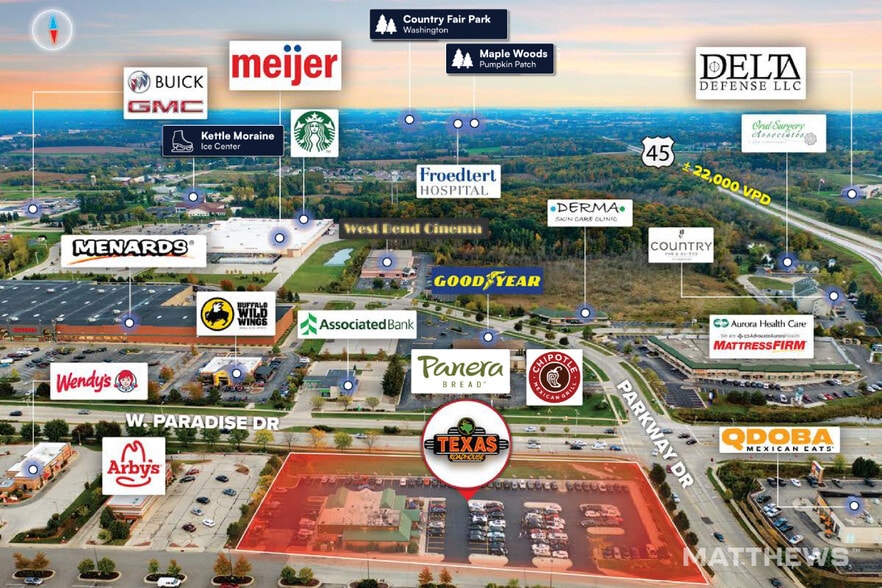 More Photos Of 800 W Paradise Dr, West Bend Restaurant For Sale