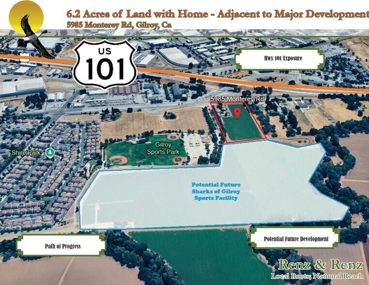 Primary Photo Of 5985 Monterey Frontage Rd, Gilroy Land For Sale