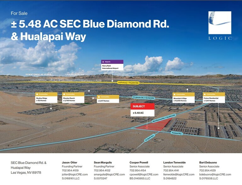 Primary Photo Of SEC Blue Diamond & Hualapai, Las Vegas Land For Lease