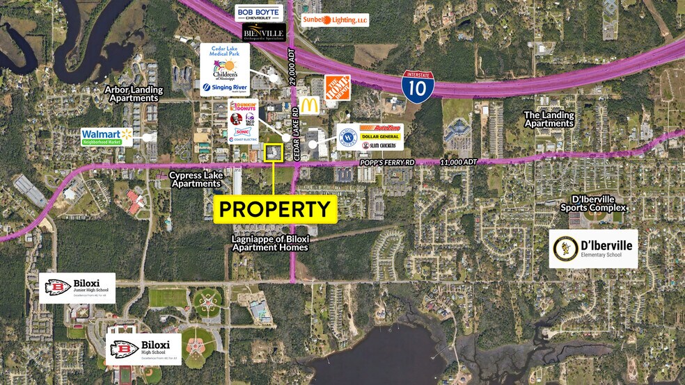 More Photos Of 921 Cedar Lake Rd, Biloxi General Retail For Sale