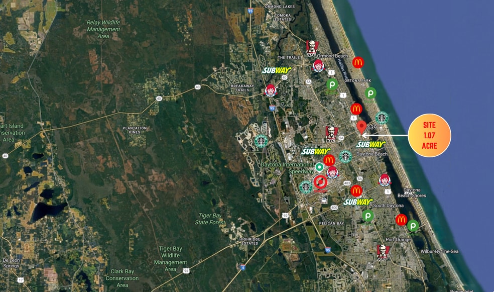 More Photos Of 639 N Ridgewood Ave, Daytona Beach General Retail For Sale