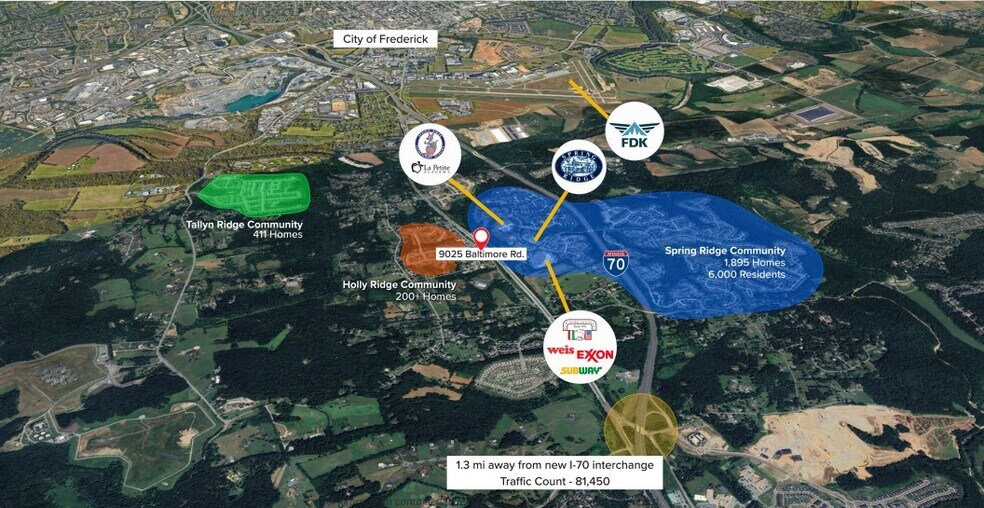 Primary Photo Of 9025 Baltimore Rd, Frederick Land For Lease