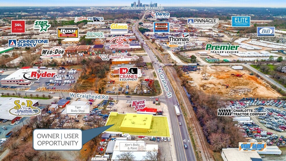 More Photos Of 4010-4012 N Graham St, Charlotte Warehouse For Sale