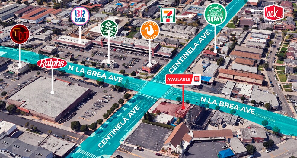More Photos Of 1000 N La Brea Ave, Inglewood Fast Food For Lease