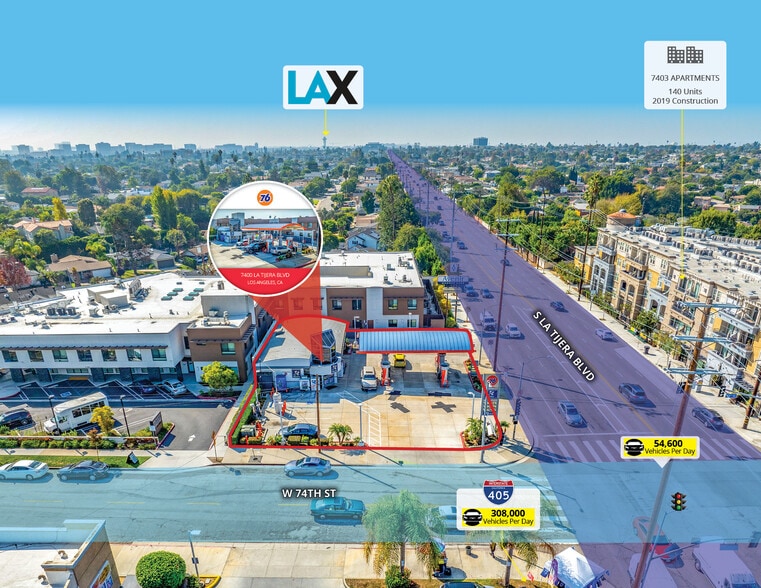 More Photos Of 7400 La Tijera Blvd, Los Angeles Service Station For Sale