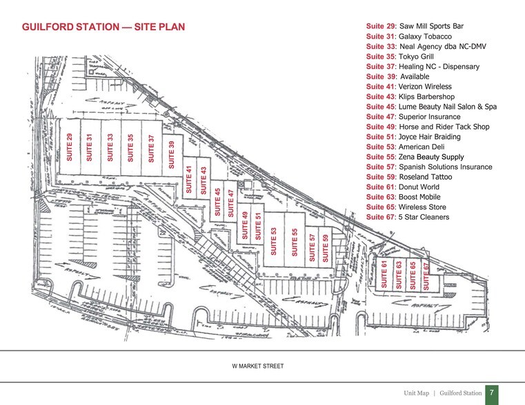 More Photos Of 5529-5559 W Market St, Greensboro Storefront For Lease