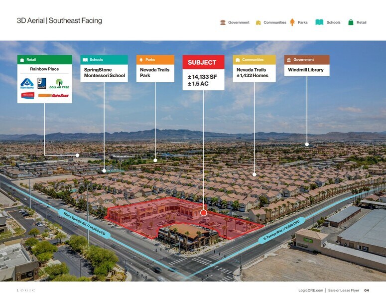 More Photos Of 7315 W Warm Springs Rd, Las Vegas Unknown For Lease