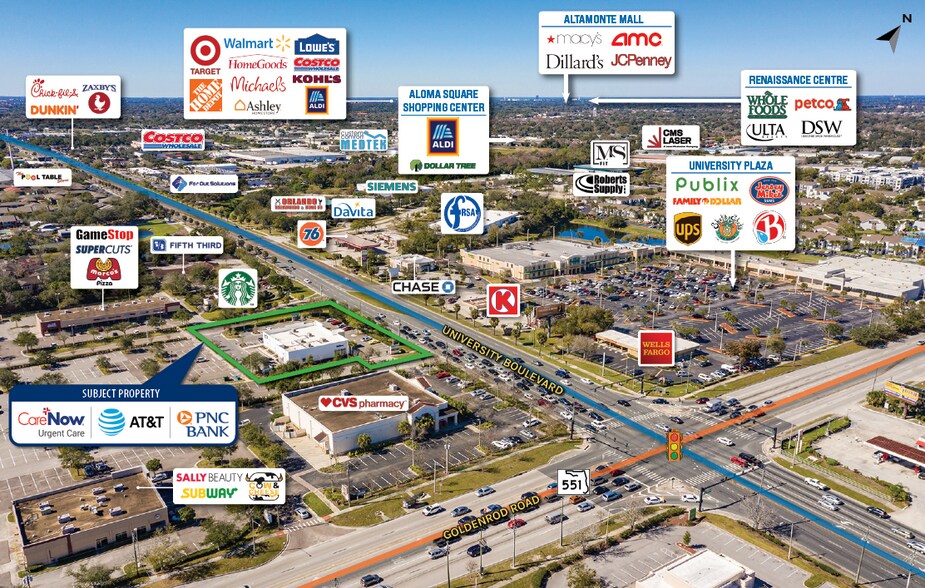 More Photos Of 7460 University, Winter Park General Retail For Sale