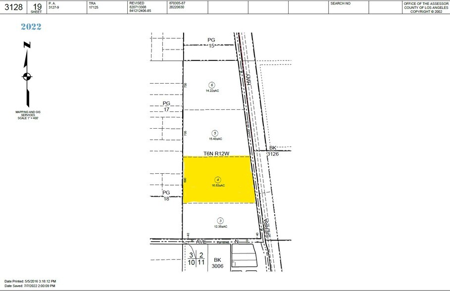 Primary Photo Of 0 Sierra Highway, Palmdale Land For Sale